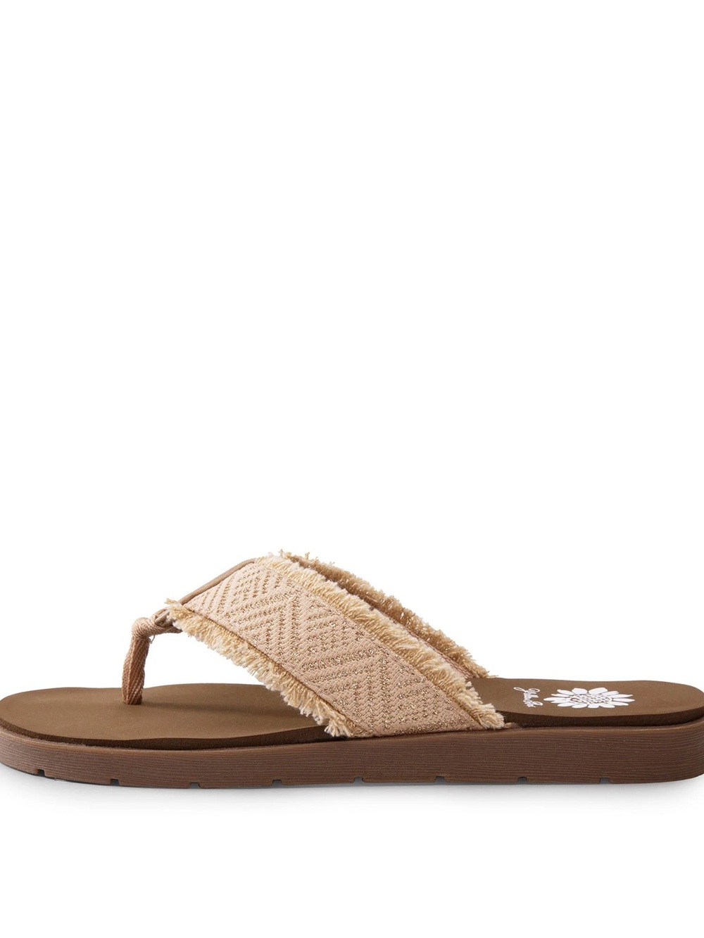 YELLOW BOX FADDY TAN FLIP FLOPS MEDIUM WIDTH NEW IN BOX
